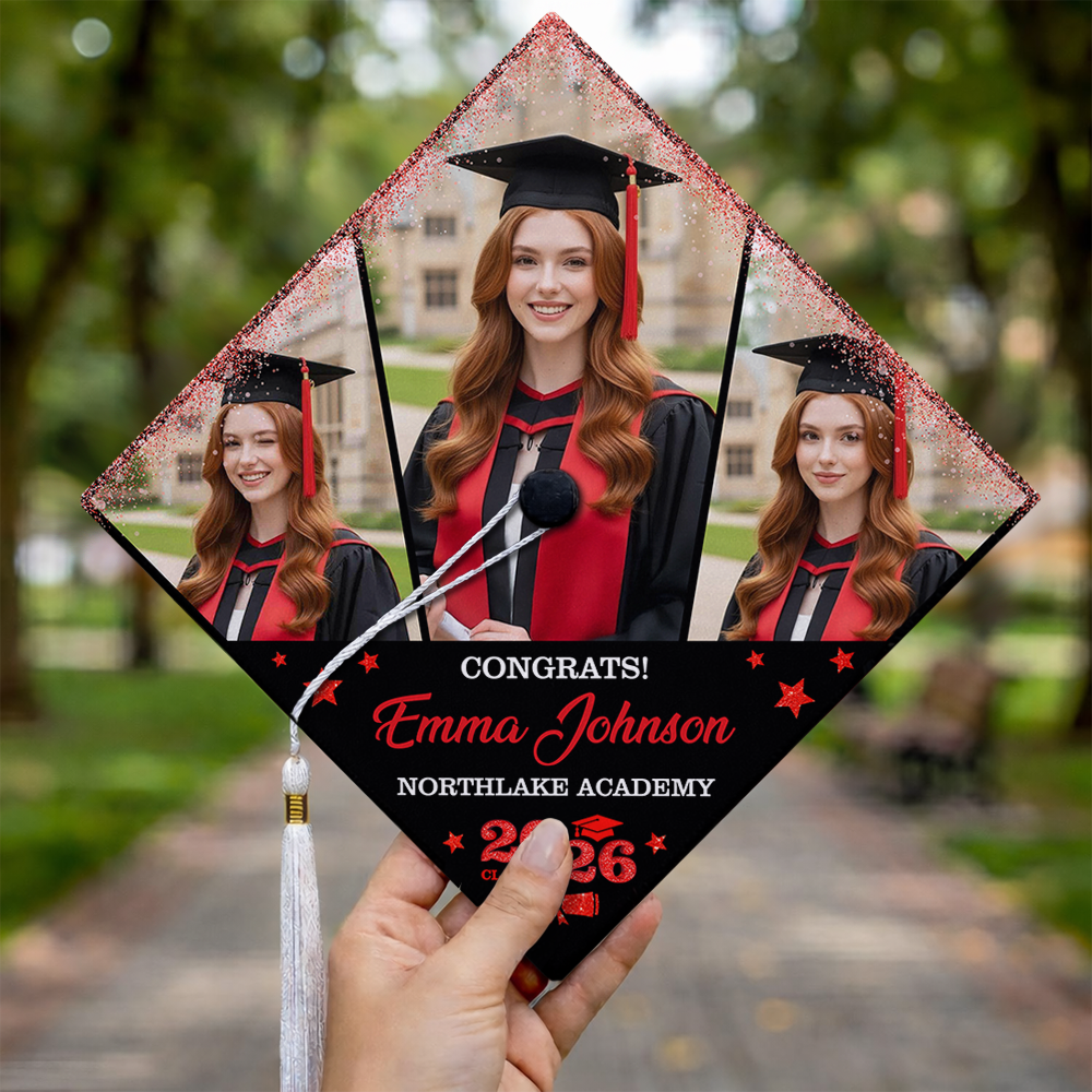 Custom Photo Class of 2026 Graduation Cap Topper Graduation Gift CH07 910890