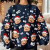 Custom Funny Cat Photo Christmas Ugly Sweater Personalized Gift For Cat Lover CH07 899570