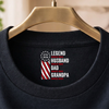 Personalized Legend, Husband, Dad And Grandpa Back Neck Shirt HO82 901816