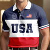 USA Flag 250th Anniversary 1776–2026 Polo Shirt – Patriotic American Shirt for Men LM32 899605