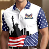 Custom Name USA 250th Anniversary American Flag Polo Shirt - Patriotic 1776–2026 Polo Gift for 4th of July LM32 899705