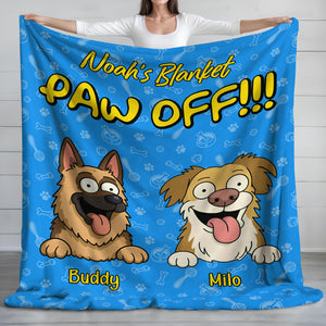 Personalized Time To Paw Off Funny Dog Blanket For Dog Lovers LM32 893363