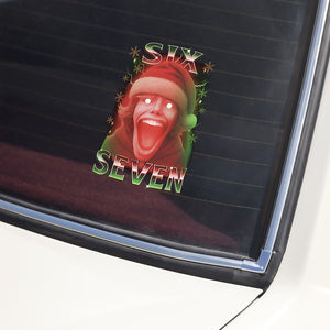 67 Six Seven Christmas Meme The Mason 67 Kid Gen Alpha Slang Decal Sticker HO82 900504