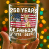 Custom Dog America 250 of Freedom Whiskey Glass For Dog Lovers LM32 895319