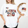 250 Years Of America Sleeve Tee Shirt - Patriotic 1776–2026 Gift TH10 169571