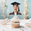 Custom Photo Graduation Decoration Cupcake Toppers HA75 892002
