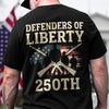 Defenders Of Liberty 250th Anniversary USA Back Side Dark Shirt HA75 897294