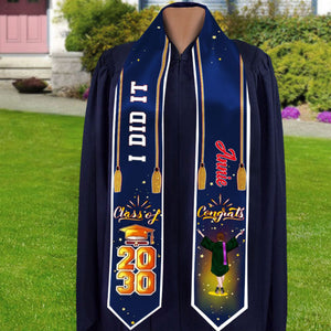 Congrats Class Of 2026 Custom Quote Graduation Stoles, graduation Gift 892293