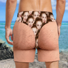 Custom Funny Face Photo Beach Short TH10 170439
