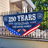 250 Years Of Freedom Custom Family Name Non-Pleated Fan Flag HA75 920912