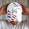 Personalized Golf Ball Pattern With America Flag Classic Cap HO82 902326