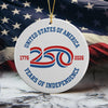 USA 250 Years Of Independence Ornament CH07 896772