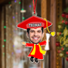 Custom Funny Face Graduation Acrylic Ornament HA75 892710