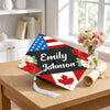 Personalized Name Congrats Graduation USA Flag Graduation Cap Topper LM32 899269