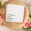 Personalized Wedding Napkins for Engagement Party, Bridal Shower & Wedding Decor, Wedding Reception Napkins HA75 921174
