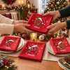 Personalized Letter Name Christmas Reusable Cotton Napkin HO82 903722