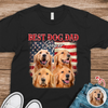 Custom Photo Best Dog Dad, Dog Mom Dark Shirt TH10 898705