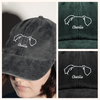 Custom Dog Clipart And Name For Dog Lover Baseball Cap TH10 894385