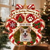 Custom Dog Photo In Loving Memory Memorial Acrylic Ornament TH10 171465