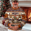 Custom Photo Merry Huntmas, Personalized Ugly Sweater Christmas Hunting Gifts HA75 919616