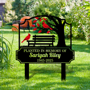 Planted In Memory Personalized Memorial Garden Stake HA75 892724