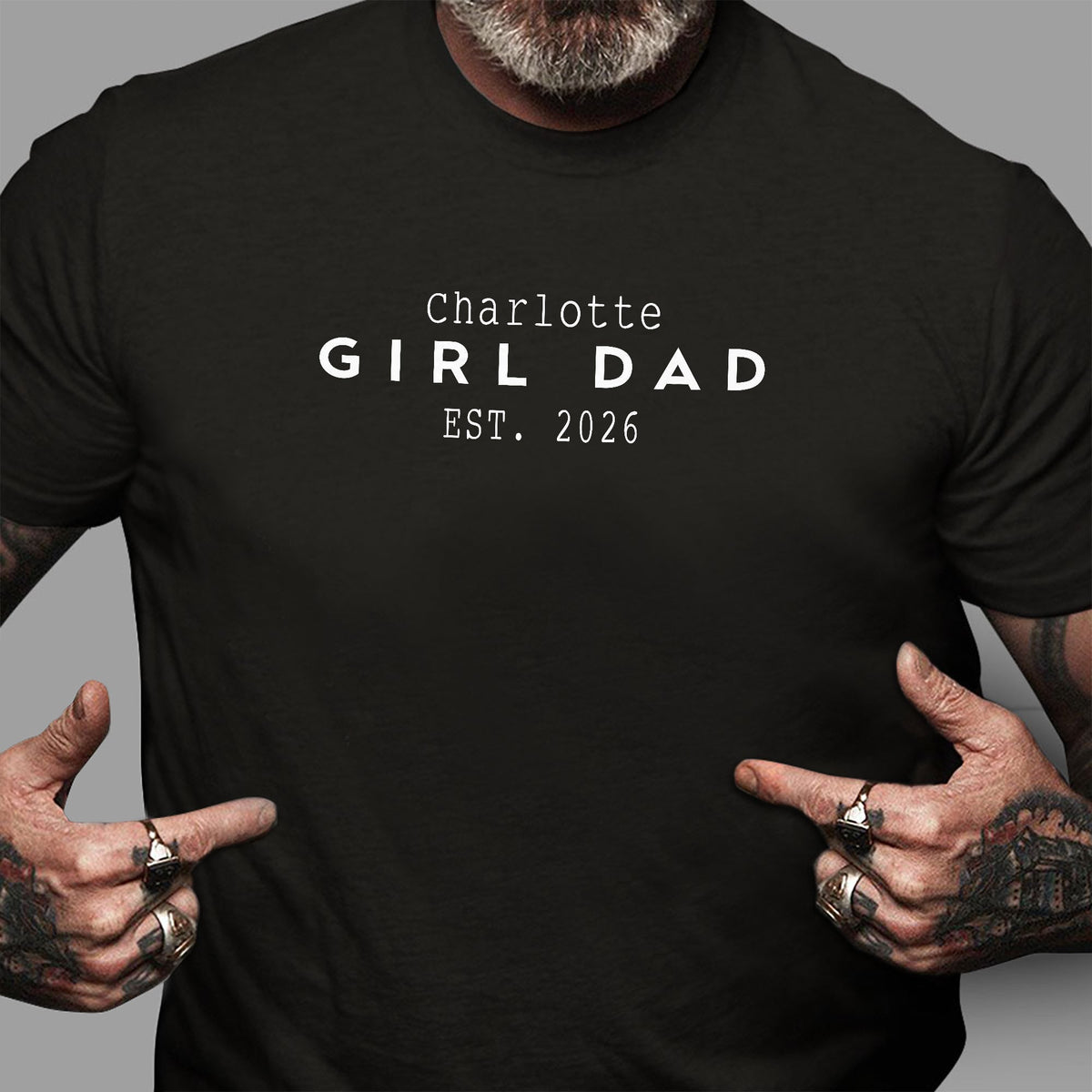 Custom Name Girl Dad Comfort Shirt - Personalized Father’s Day Gift TH10 169695