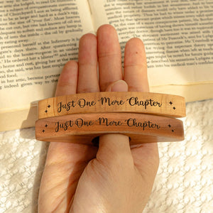 Just One More Chapter Personalized Engraved Book Page Holder Gifts For Book Lovers CH07 899514