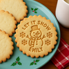 Personalized Family With Christmas Cookie Stamp, Holiday Baker Gift HO82 904114