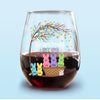 Custom Family Bunny Easter Personalized Wine Glass TH10 892509