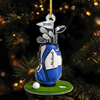 Personalized Name Golf Christmas Acrylic Ornament For Golf Lovers HA75 921840