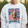 Custom Photo Dog Bless America White Shirt For Dog Lover TH10 898577
