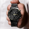 To My Husband Holding Hands - Personalized Men's Wrist Watch LM32 895017
