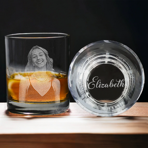 Custom Your Photo And Name Whiskey Glass TH10 892773