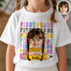 Custom Photo Back To School Shirt First Day Of School - Personalized Kid Shirt HA75 921702
