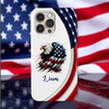 Custom Name American Pride Patriotic Eagle Phone Case HA75 921168