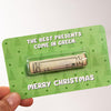 Personalized Gift Merry Christmas BRUH Money Holder Card LM32 897325