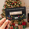 Personalized Funny Gift Merry Christmas Money Holder Card HO82 900542