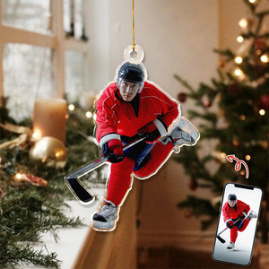 Custom Rink Master Photo Acrylic Ornament - Gift For Ice Hockey Players, Ice Hockey Lovers, Family Members HO82 900194