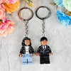 Personalized Couple Keychains, Matching Mini Figure Keyring Set, Boyfriend Girlfriend Anniversary Gift HO82 904294