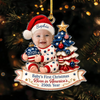 Custom Baby Photo First Christmas Acrylic Ornament HA75 919160