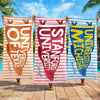 Personalized College Pennant Spirit Beach Towel – Graduation Gift HO82 902152