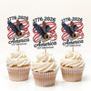 America 250Th Anniversary 1776-2026 Eagle Cupcake Topper HA75 898840