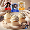 Custom Photo Congrats Graduation Class of 2026 Balloons Cupcake Topper CH07 910668