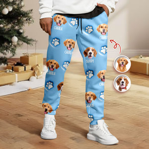Custom Dog Face And Paw - Personalized Custom 3D Inflated Effect Sweatpants CH07 899694