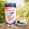 Custom Name Proud American Nurse With America 250 Fat Tumbler HO82 901294