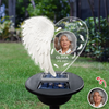 Custom Photo You Are Not Missed Angel Wings Memorial Solar Light TH10 896053