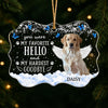 Custom Photo Pet Memorial Angel Acrylic Ornament Christmas Keepsake Gift CH07 180366