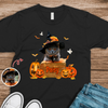 Custom Dog Cat Photo Halloween Witch Dark Shirt HO82 894996