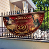 Personalized One Nation Under God 250th Anniversary Non-Pleated Fan Flag LM32 669259