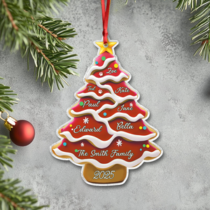 Personalized Family Christmas Tree Acrylic Ornament LM32 895519
